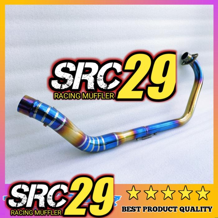 Gambar pipa leher knalpot racing Byson - Yamaha bison byson semi stainlees - STAINLESS dari src29racingmuffler undefined 5 Tokopedia