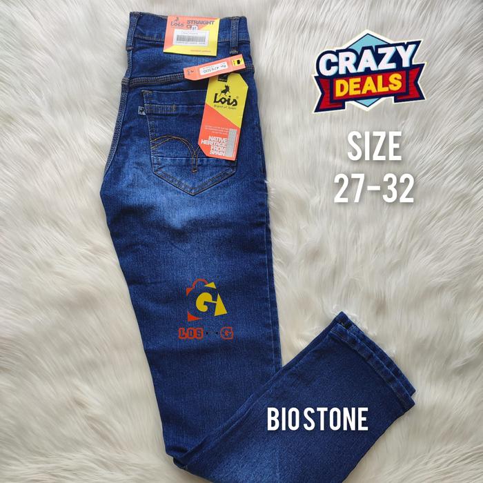 Gambar Celana Lois Jeans Pensil Pria Skinny Fit Size 27 sd 32 - blue stone, 30 dari ForMix undefined Tokopedia