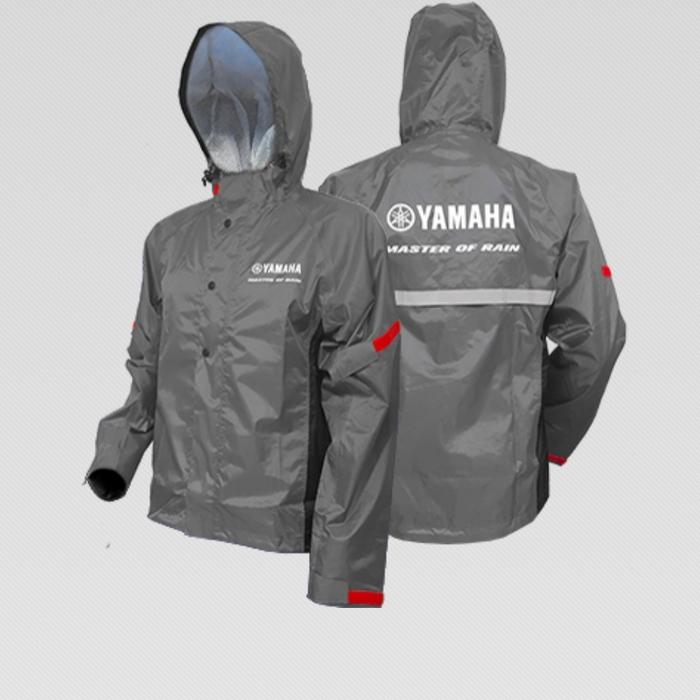 Gambar Jas hujan original YAMAHA Master of rain - Abu-abu, M dari zumar speed shop undefined Tokopedia