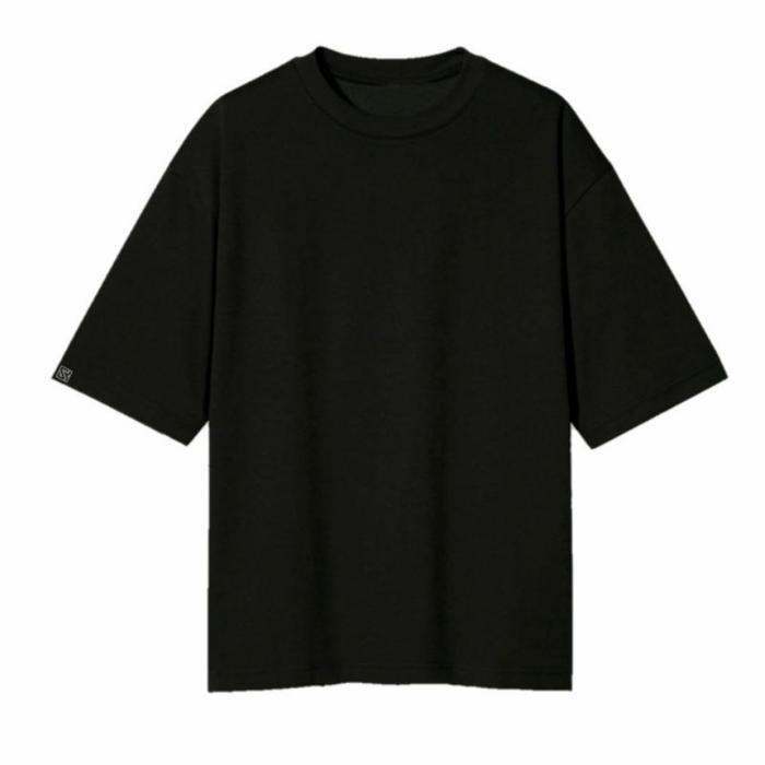 Gambar kaos polos lengan pendek hitam - Hitam, XXXL dari JNOS.ID undefined Tokopedia