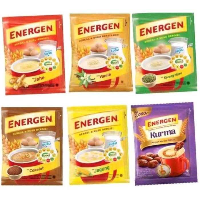 Gambar ENERGEN SEREAL ISI 10 ALL VARIAN - KACANG HIJAU dari BLUE A SHOP undefined Tokopedia