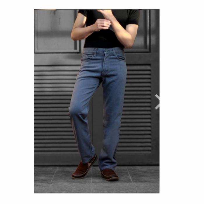 Gambar size 28-48 celana jeans pria panjang big size jumbo standar standart - Abu-abu, 28/29/30(Pilih1 dari D&Y fashion Tokopedia undefined Tokopedia