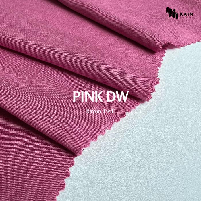 Gambar Bahan Kain Rayon Twill Uniqlo per 0,5 meter - Pink dw dari Kain Textileku undefined Tokopedia
