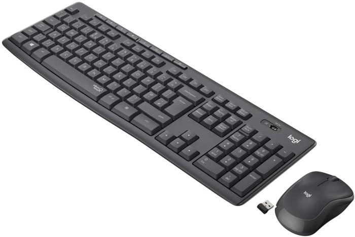 Gambar Logitech MK295 Combo Keyboard dan Mouse Wireless Silent MultimediaKeys - BLACK dari BestBuy iT undefined Tokopedia