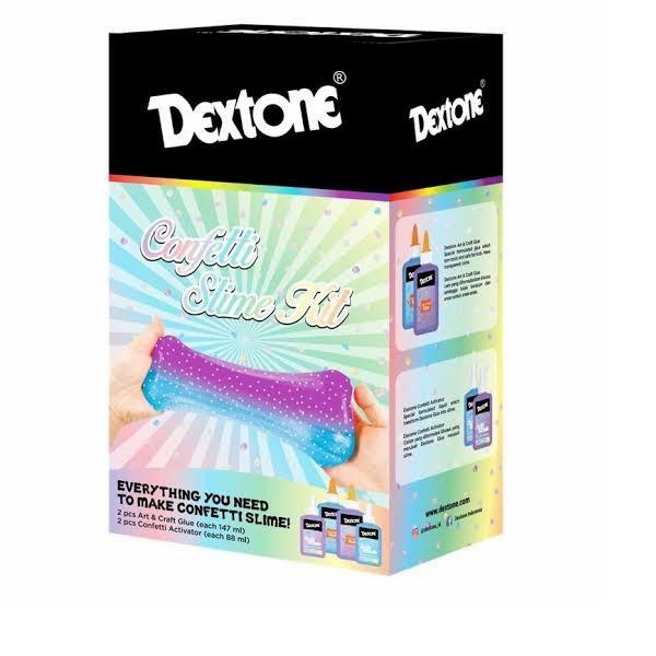 Gambar Dextone glitter slime kit confetti dan metallic - Confetti dari Os2025 undefined Tokopedia