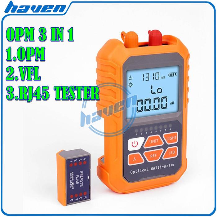 Gambar OPM 3 in 1 OPM VFL Network Cable Test 3 in 1 Optical Power Meter - BATERAI dari CCTV HAVEN undefined Tokopedia