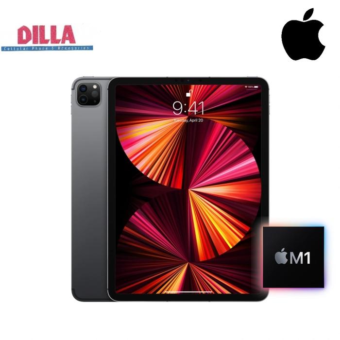 Gambar Apple iPad Pro 2021 Wifi + Cellular 11 Inch (M1) - Garansi Resmi Ibox - Silver, 128GB dari Dilla Phone Surabaya undefined Tokopedia