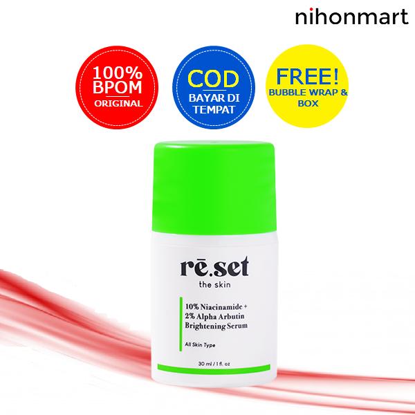 Gambar Reset The Skin 10% Niacinamide+2% Alpha Arbutin Brightening Serum 30ml dari nihonmart undefined Tokopedia