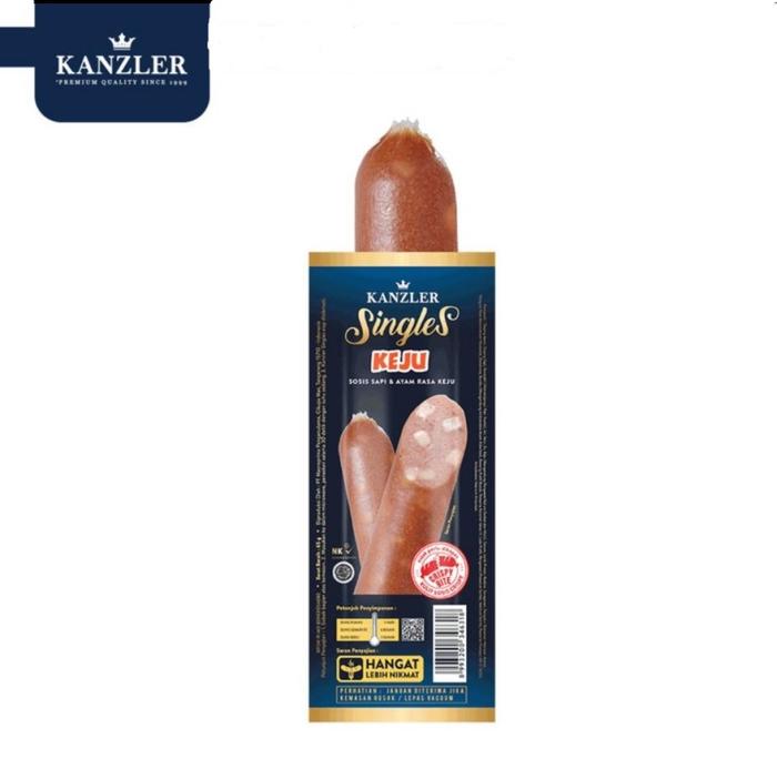 Gambar BAKSO KEJU SINGLES KANZLER 48G CHEESE MEATBALL SINGLE HALAL - SOSIS PEDAS dari LATTEBLESS undefined 4 Tokopedia