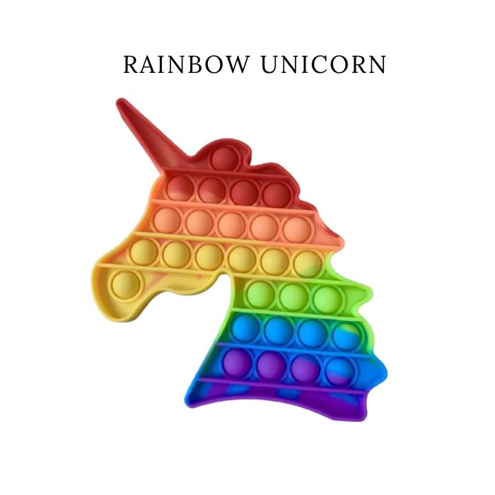 Gambar Pop it murah popsicle (eskrim) fidget toy - Rainbow Unicorn dari Stickloo undefined Tokopedia