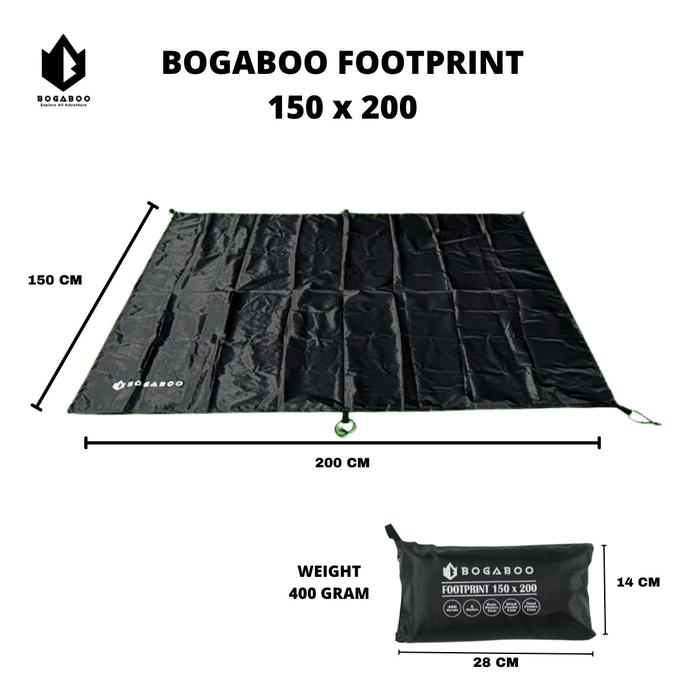 Gambar Footprint alas tenda 3 m x 4 m alas tenda camping bahan waterproof - 200x150 dari FOREST OUTDOOR undefined Tokopedia