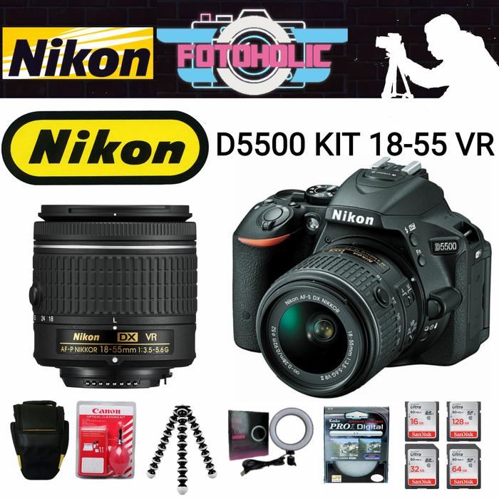 NIKON D5500 KIT 18-55 VR/KAMERA NIKON D5500 KIT 18-55MM VR /D5500 BODY  ONLY