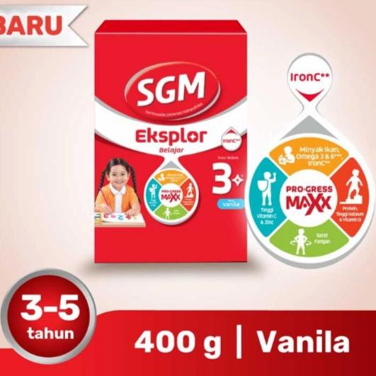 Gambar SGM ekplor belajar 3+ susu pertumbuhan anak 3-5 tahun Vanila 400 gr dari Ebony Olshop undefined Tokopedia