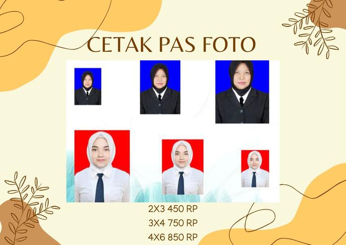 Gambar CETAK PAS FOTO UNTUK IJAZAH CV SKCK BUKU NIKAH DLL TANPA MINIMAL ORDER - 2X3 dari Alfath House undefined 3 Tokopedia
