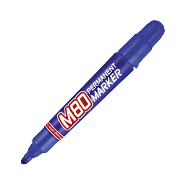 Gambar SPIDOL PERMANENT MARKER M80 ZEBRA TIP 1.9 ~ 2.6 mm - Biru dari harmony stationery_NEW undefined Tokopedia