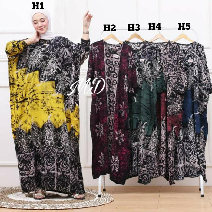 Gambar gamis kaftan super jumbo rayon resleting depan - H, jumbo dari Gallery Kantiz undefined Tokopedia