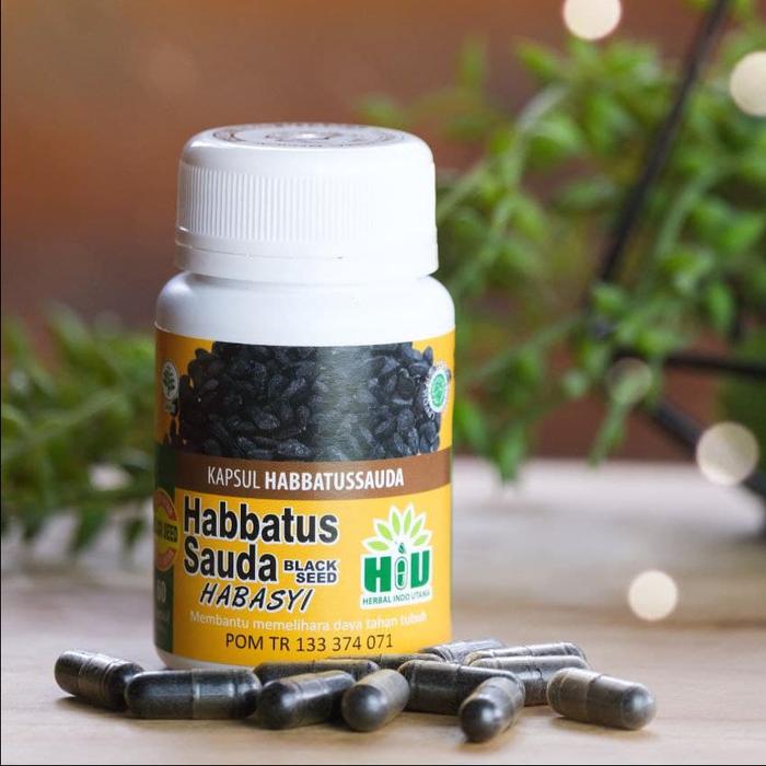Gambar Kapsul HABBATUS SAUDA Herbal Indo Utama Jaga Kesehatan dan Imunitas - Isi 60 Kapsul dari Herbal Indo Utama Store undefined Tokopedia