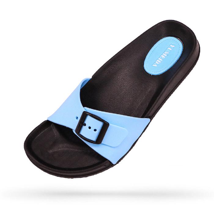 Gambar Yumeida LD 9061 L Sandal Flat Wanita - Biru, 40 dari Rhaya Grosir undefined Tokopedia