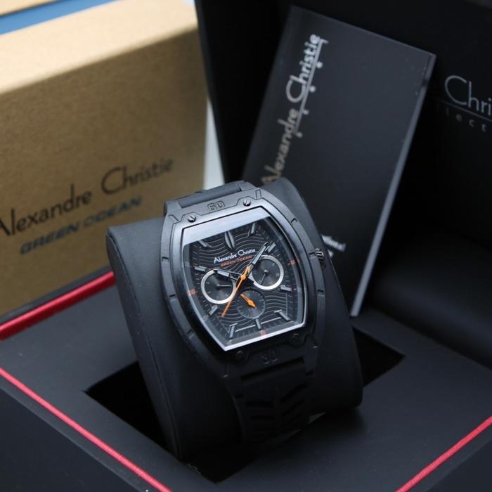 Gambar [ORIGINAL] Jam Tangan Alexandre Christie 2971 AC 2971 GREEN OCEAN - Full Black dari TOKOJAMKU_NEW undefined Tokopedia