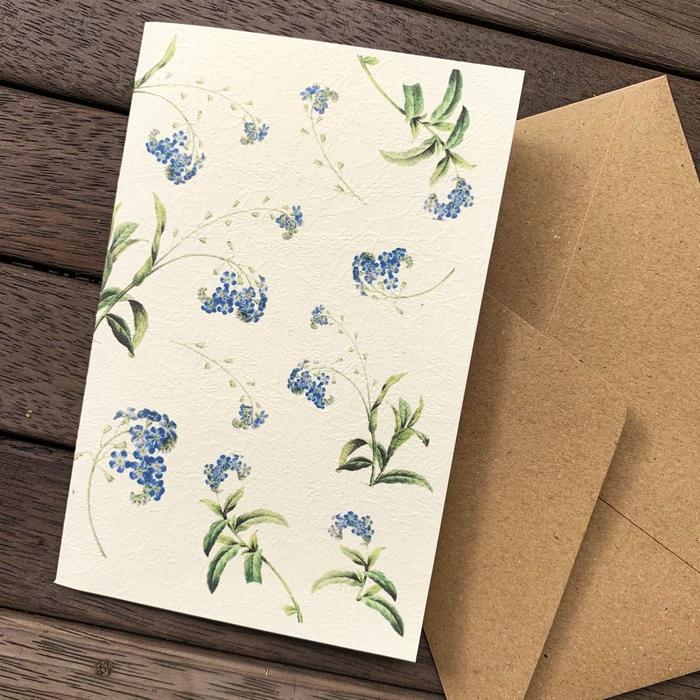 Gambar 1 PACK Kartu Ucapan & Amplop Kosong Polos blank thank you card eucaly - Spr dari Kartu Lopie undefined Tokopedia