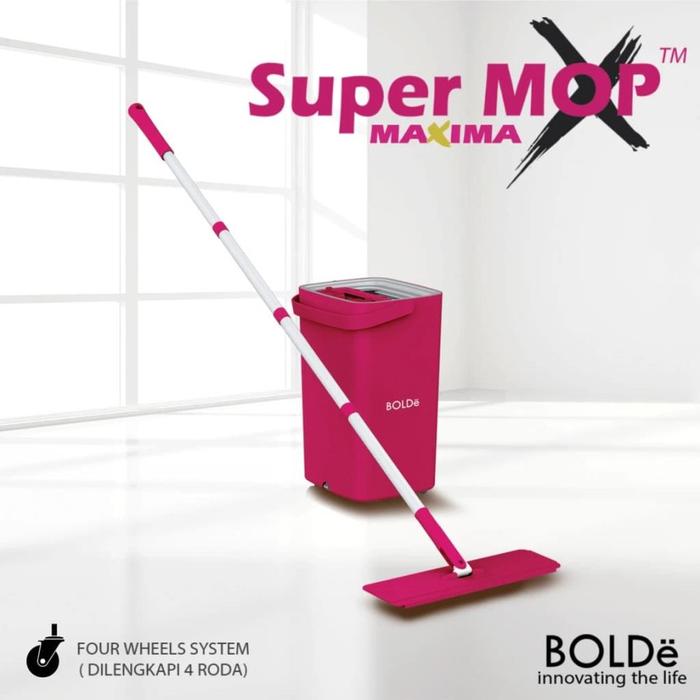 Gambar Alat Pel Otomatis BOLDe Super Mop Double Side Alat Pel Lantai Original - Mop Maxima dari Progo.id undefined Tokopedia