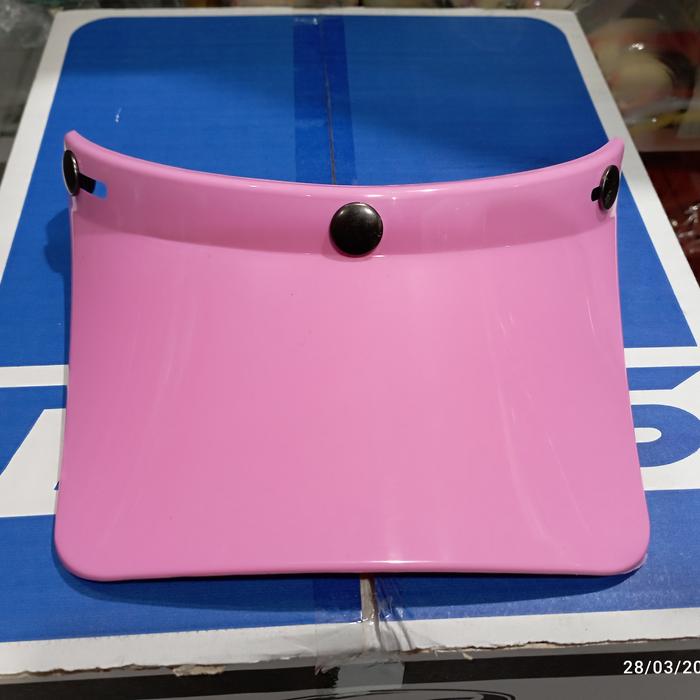 Gambar pet helm bogo retro panjang - pink glosy dari MR store.20 undefined Tokopedia