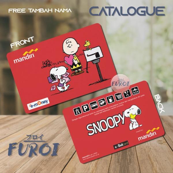 Gambar Custom Flazz BCA | Custom Emoney Mandiri | Peanuts | Snoopy Letter - Emoney dari ComfyShoppe undefined Tokopedia