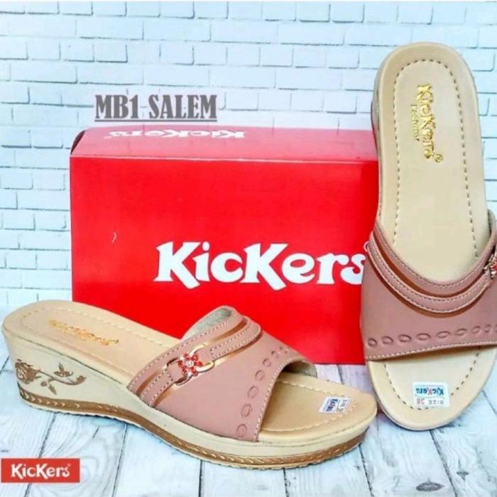 Gambar SANDAL SELOP WANITA SIZE 37/38/39/40 - salem, 38 dari al baroka undefined Tokopedia