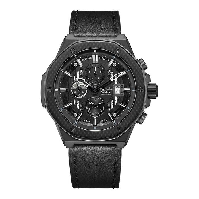 Gambar [ORIGINAL] Jam Tangan Pria / Cowok Alexandre Christie 6600 MC AC 6600 - Full Black dari TOKOJAMKU_NEW undefined Tokopedia