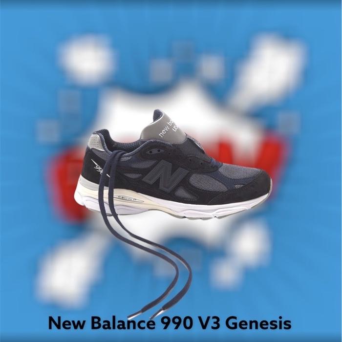 Promo Nb 990 V3 New Balance 990 V3 Genesis KITH ORIGINAL Biru, 40 di  Boomcoltd Tokopedia
