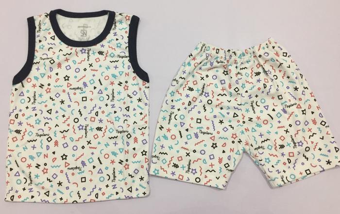 Gambar Setelan Lengan Buntung NAGATOMI Putih Print Size L - Merah dari MAOMI BABY SHOP undefined Tokopedia