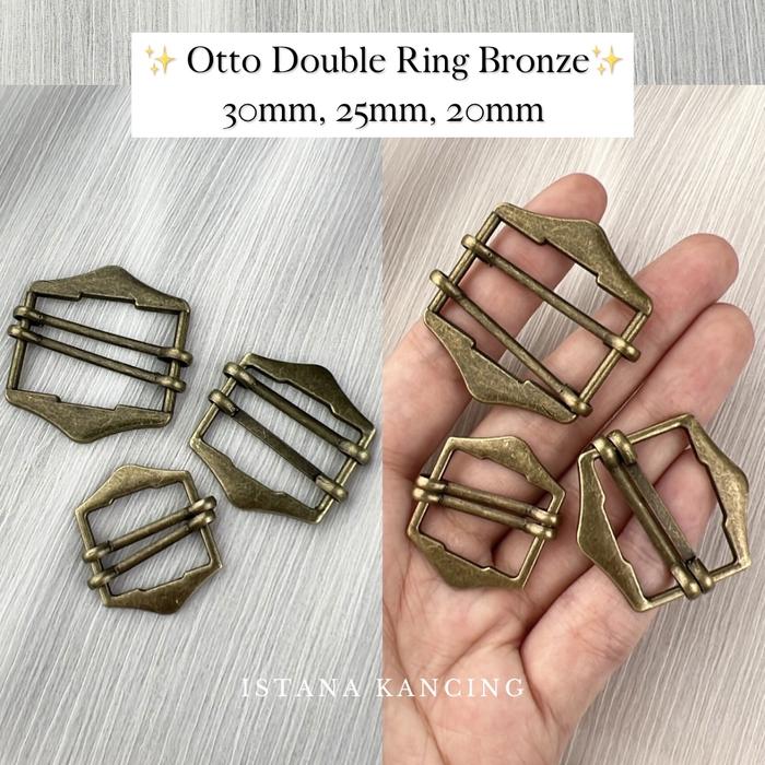 Gambar Ring Jalan Tas Celana Adjuster Bespoke | Aksesoris Premium - Bronze, 20mm dari Istana Kancing undefined Tokopedia
