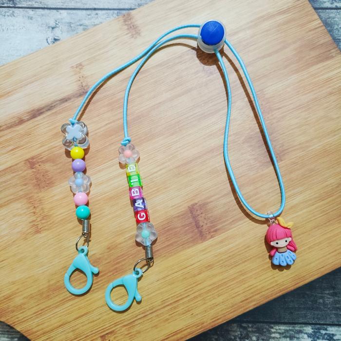 Gambar Tali masker anak clay elastis strap mask conector - Biru Muda dari Nuansaku. undefined Tokopedia