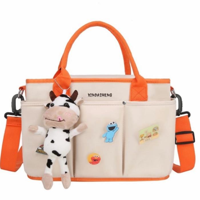 Gambar TAS BAYI BESAR / DIAPER BAG / BABY BAG BIG SIZE - Cream dari 5 benua undefined Tokopedia