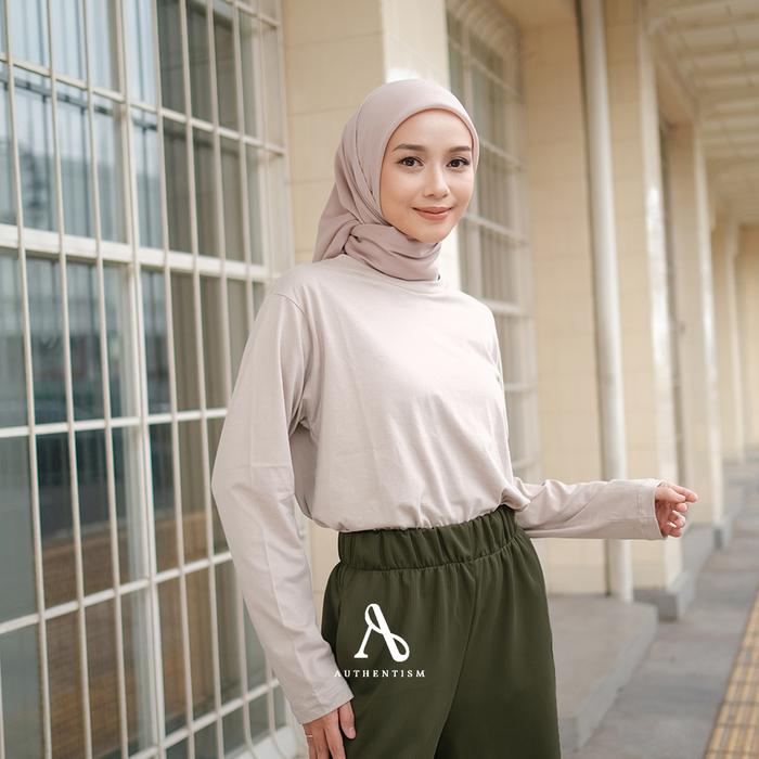 Gambar AUTHENTISM ID | Astri Basic Inner - Manset Panjang Katun Premium Lembut - IN ALMOND LXL dari Authentism_NEW undefined Tokopedia