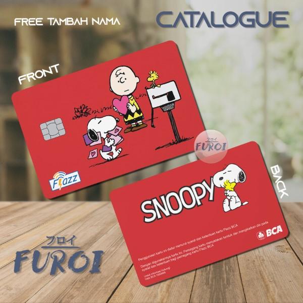Gambar Custom Flazz BCA | Custom Emoney Mandiri | Peanuts | Snoopy Letter - Flazz Gen 2 dari ComfyShoppe undefined Tokopedia