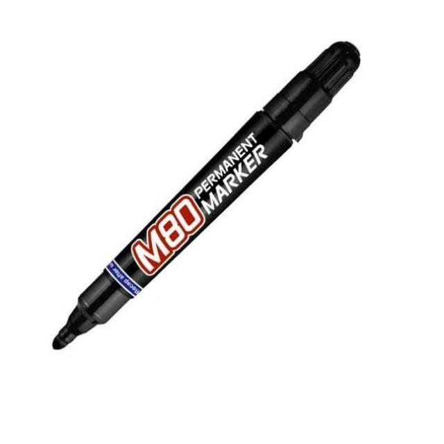 Gambar SPIDOL PERMANENT MARKER M80 ZEBRA TIP 1.9 ~ 2.6 mm - Hitam dari harmony stationery_NEW undefined Tokopedia