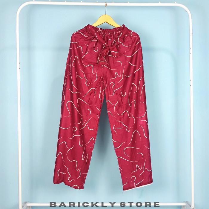 Gambar Celana Kulot Wanita Motif Cantik - B, Jumboo dari Barickly-Store undefined Tokopedia