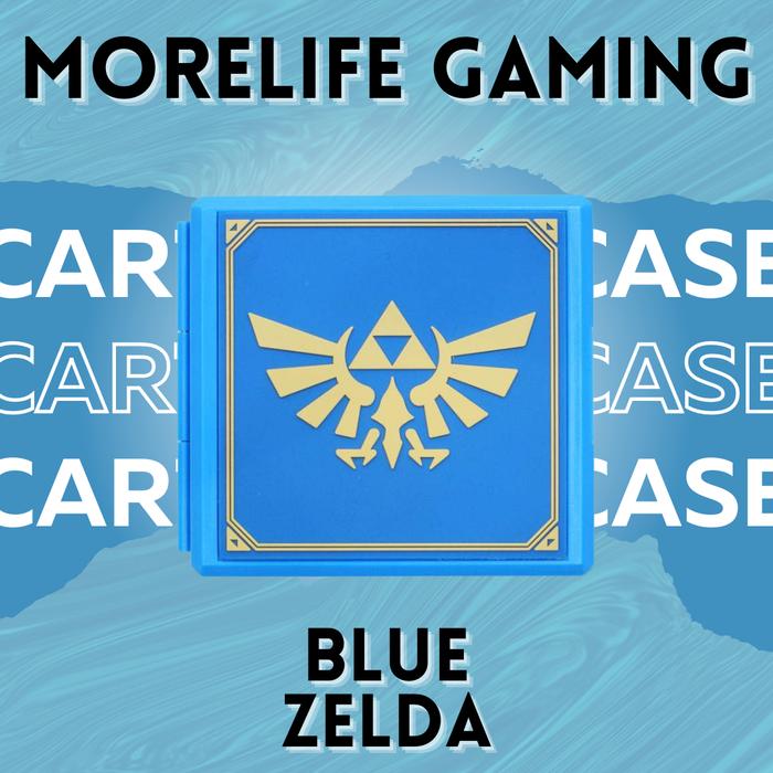Gambar Nintendo switch premium cartridge case, game card case switch - Blue - Zelda dari MoreLife.Gaming undefined Tokopedia
