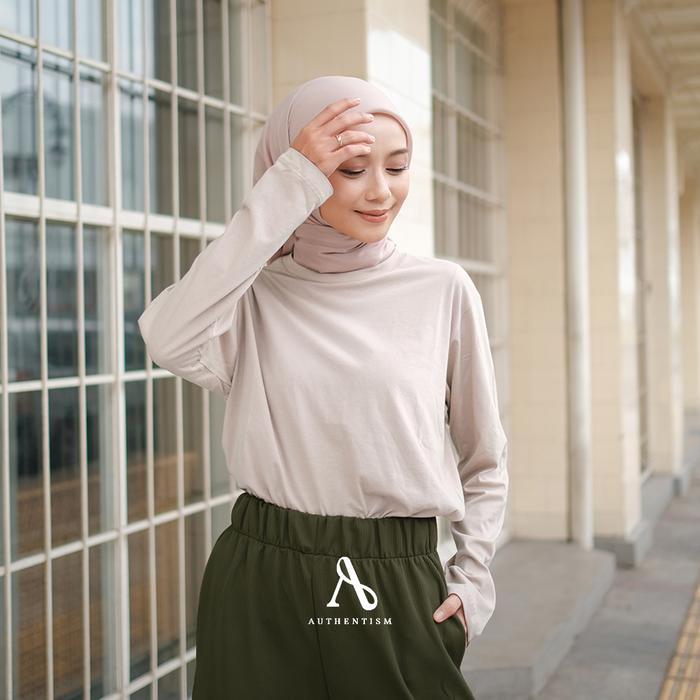 Gambar AUTHENTISM ID | Astri Basic Inner - Manset Panjang Katun Premium Lembut - IN ALMOND SM dari Authentism_NEW undefined Tokopedia
