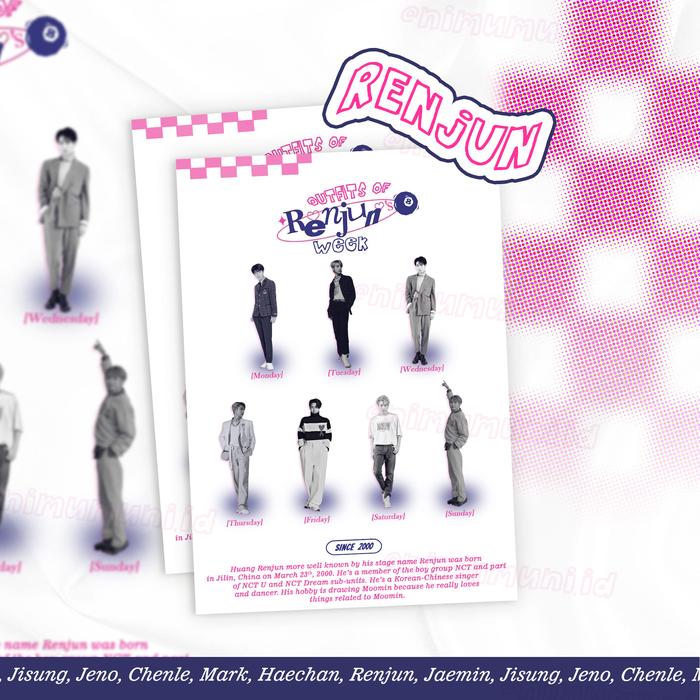 Gambar NCT DREAM POSTER A4|POSTER NCT - RENJUN dari nimumuni.id undefined Tokopedia