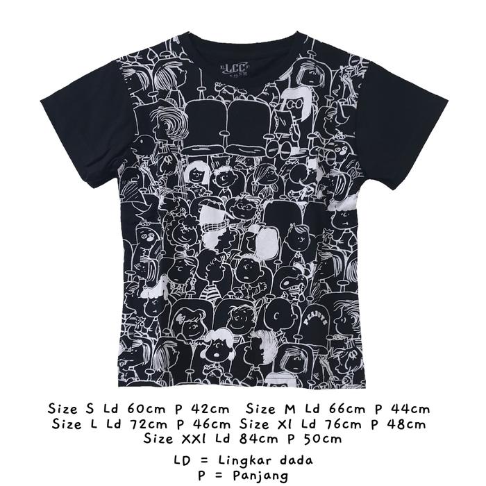Gambar KAOS LCC COTTON FAMILY COUPLE - SNOOPY HITAM, ANAK S dari Kaoslcc.jkt undefined Tokopedia
