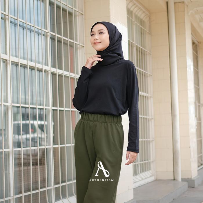 Gambar AUTHENTISM ID | Astri Basic Inner - Manset Panjang Katun Premium Lembut - IN DUSK SM dari Authentism_NEW undefined Tokopedia