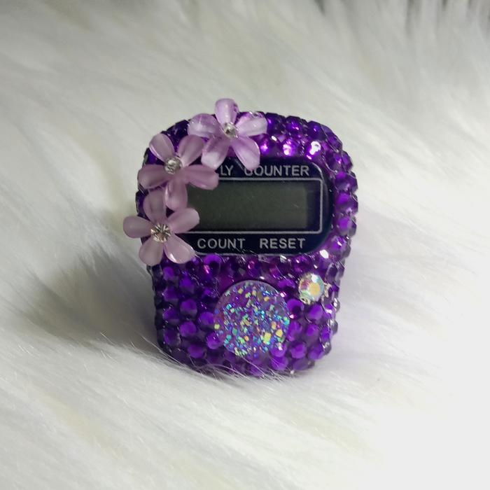 Gambar tasbih digital swarovski blink blink / hampers / gift / souvenir - Ungu, Tali Mutiara dari Tasbehdigital undefined Tokopedia