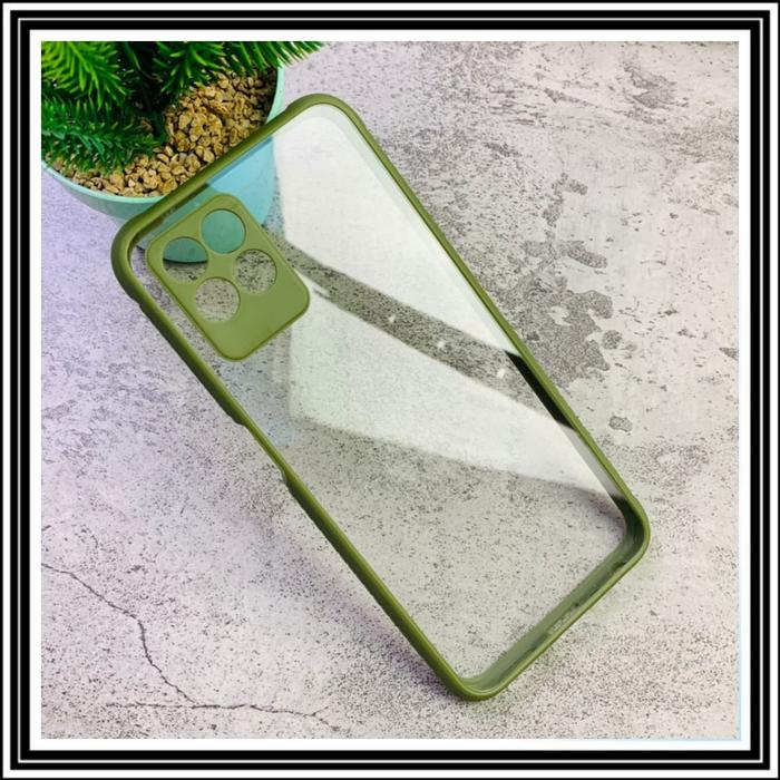 Gambar REALME NARZO 50 / 50A PRIME CASE MIQILIN ORIGINAL HARDCASE CLEAR COVER - ARMY GREEN, REALME NARZO 50 dari Markas acc 88 undefined Tokopedia