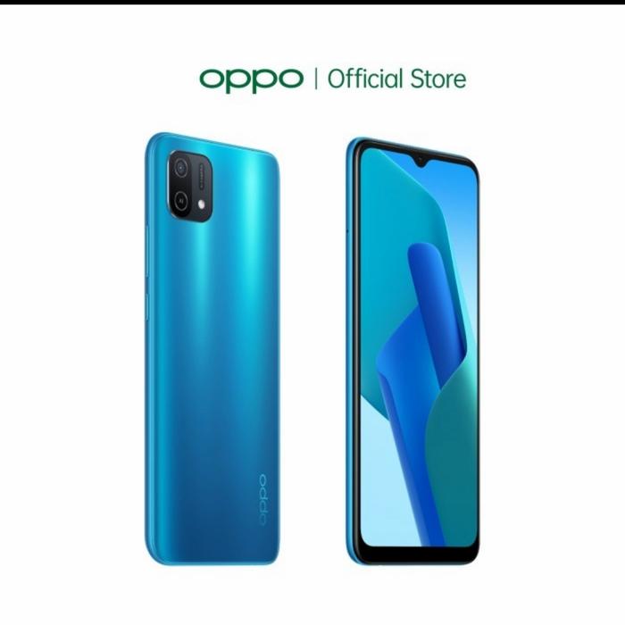 Gambar oppo a16e 3/32 garansi resmi - Biru dari pratamaponsel undefined Tokopedia