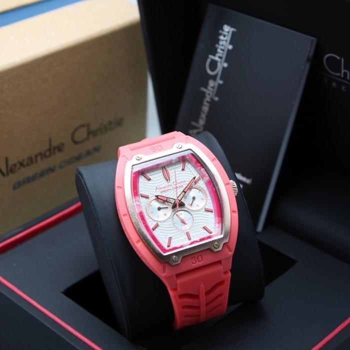 Gambar [ORIGINAL] Jam Tangan Alexandre Christie 2971 AC 2971 GREEN OCEAN - Pink dari TOKOJAMKU_NEW undefined Tokopedia