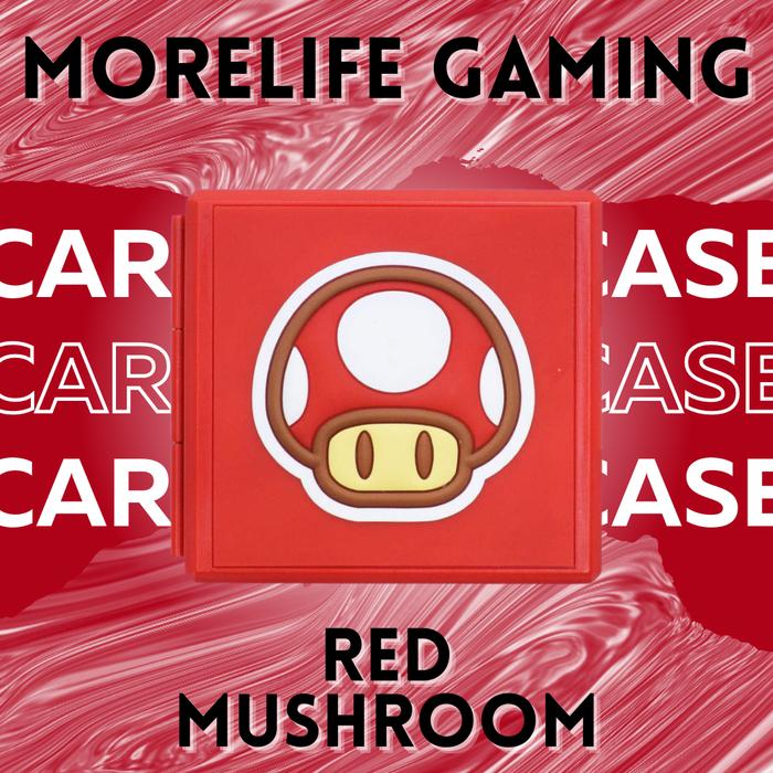 Gambar Nintendo switch premium cartridge case, game card case switch - Merah-Mushroom dari MoreLife.Gaming undefined Tokopedia