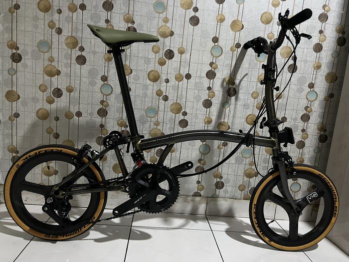 Brompton Folding Bike Brompton Raw Lacquer Harga Jual