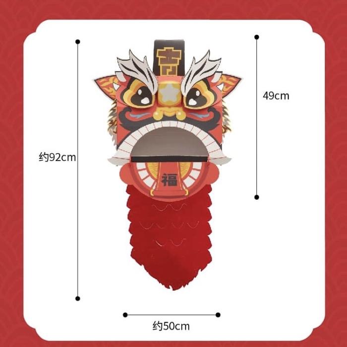 Gambar Lilbio diy board costume - diy kostum anak - prakarya anak - Lion Dance dari Lilbil Toys 2 undefined Tokopedia